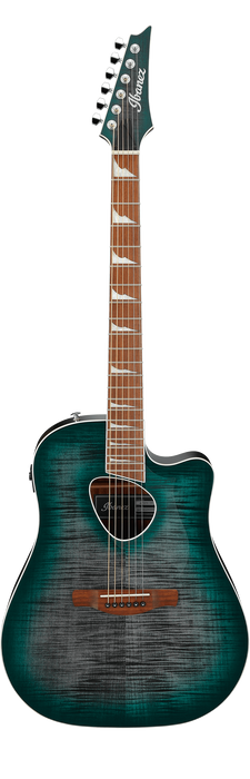 Ibanez Altstar ALT30FM Acoustic-Electric Guitar - Blue Doom Burst High Gloss