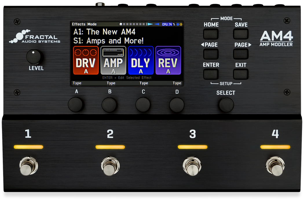Fractal Audio AM4 - Compact Amp Modeler & Multi-FX