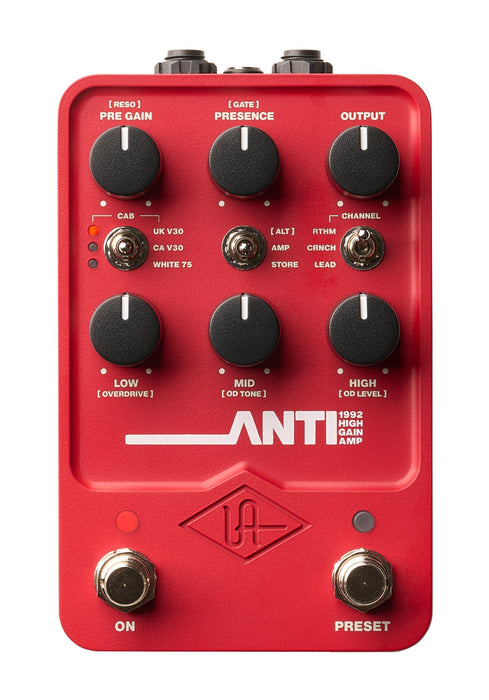 Universal Audio UAFX Anti 1992 High Gain Amp Pedal