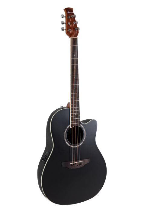 Ovation Applause AB24-5S Mid-depth Acoustic-electric Guitar - Black