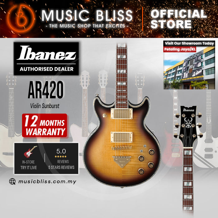 Ibanez AR Series AR420 Electric Guitar - Violin Sunburst