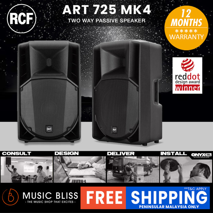 RCF ART 725 MK4 15" 2-Way Passive Speaker