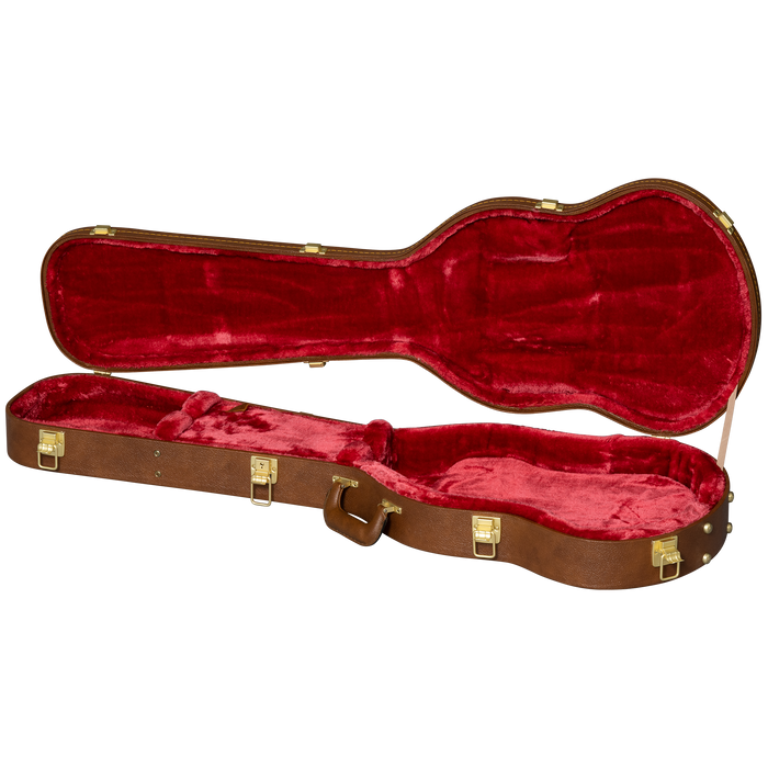 GIBSON ACCESSORIES SG BASS ORIGINAL HARDSHELL CASE - BROWN (ASBASSCASE-ORG) - Music Bliss Malaysia