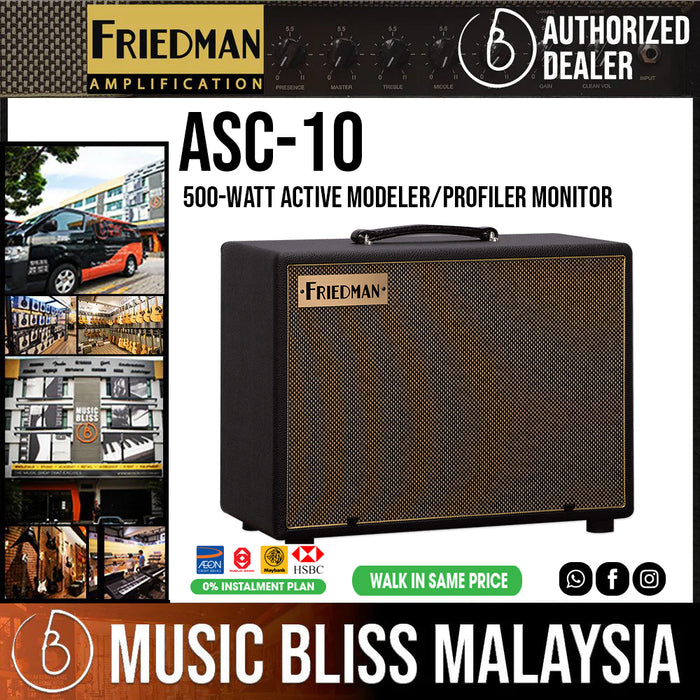 Friedman ASC-10 500-watt Active Modeler/Profiler Monitor - Music Bliss Malaysia