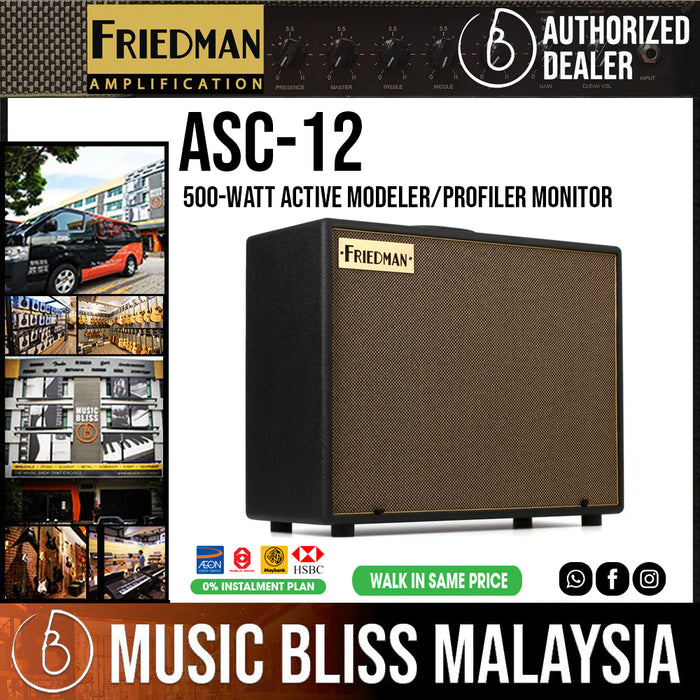 Friedman ASC-12 500-watt Active Modeler/Profiler Monitor - Music Bliss Malaysia
