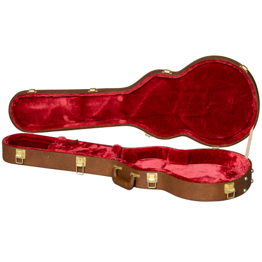 GIBSON ACCESSORIES LES PAUL JR. ORIGINAL HARDSHELL CASE - BROWN (ASLPJCASE-ORG) - Music Bliss Malaysia
