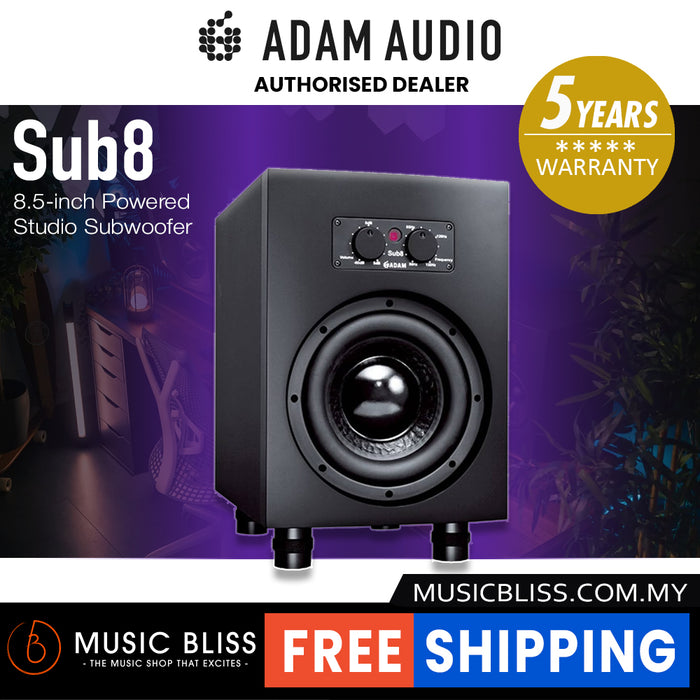 ADAM Audio Sub Inch Active Subwoofer Music Bliss Malaysia