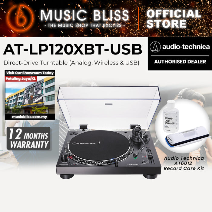 Audio-Technica AT-LP120XBT-USB Turntable with Bluetooth - Black
