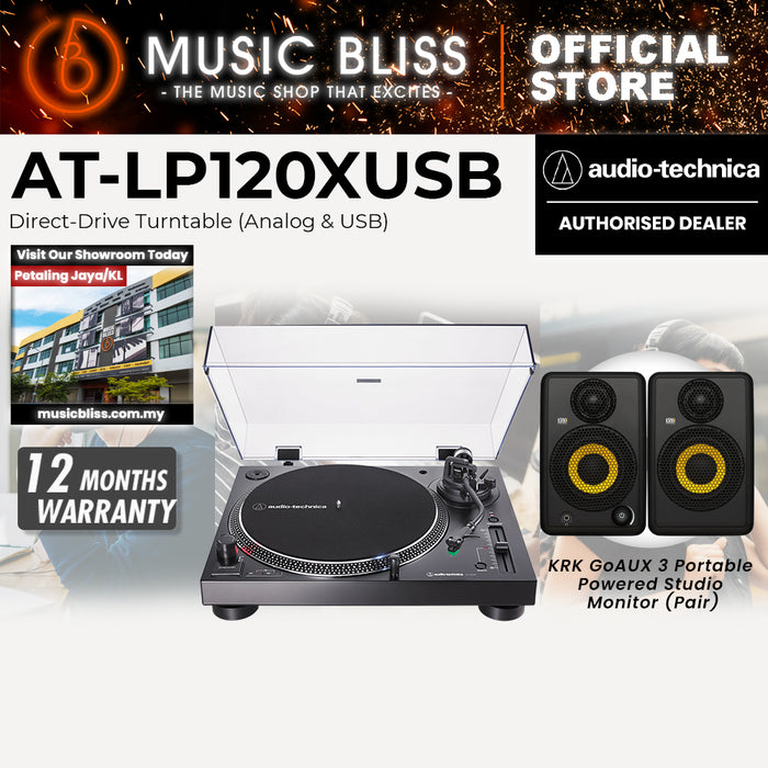 Audio Technica AT-LP120XUSB Direct Drive Turntable with USB - Black
