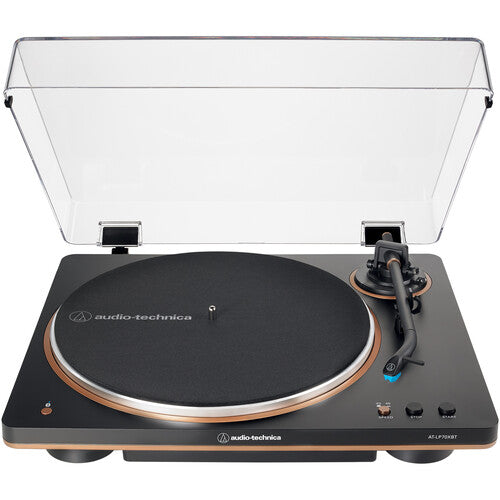 Audio Technica AT-LP70XBT Belt-drive Turntable with Bluetooth - Black/Bronze