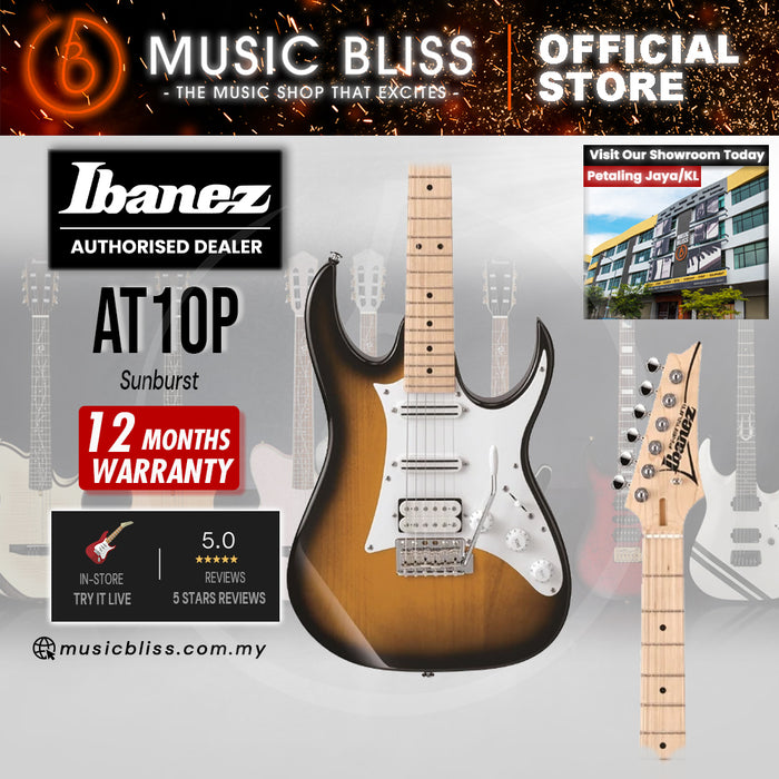Ibanez Andy Timmons Signature AT10P Electric Guitar - Sunburst