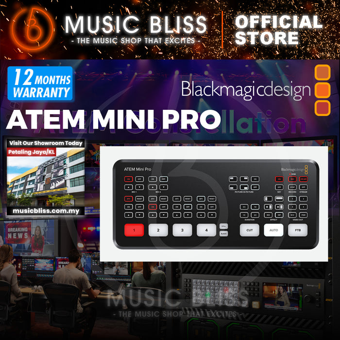 Blackmagic Design ATEM Mini Pro HDMI Live Stream Switcher