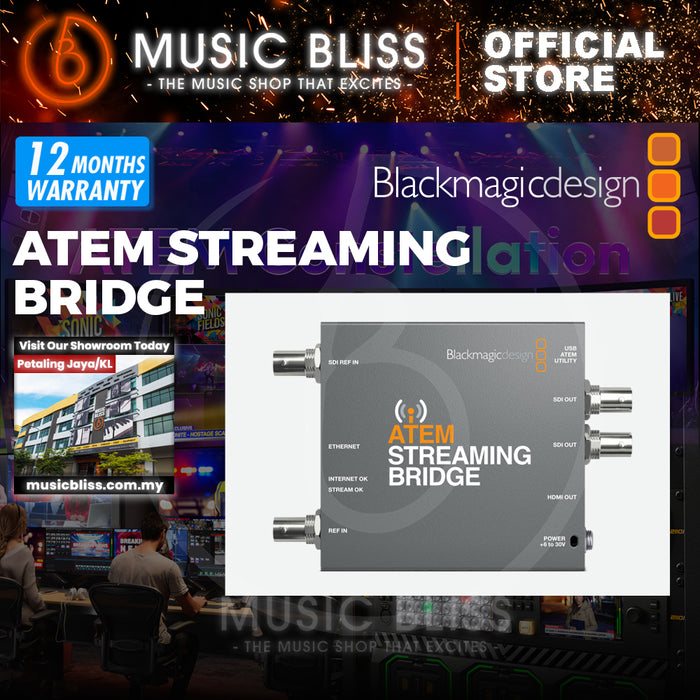 Blackmagic Design ATEM Streaming Bridge for ATEM Mini Pro Streaming Switchers