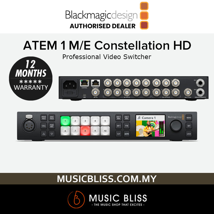 Blackmagic Design ATEM 1 M/E Constellation HD Professional Video Switcher