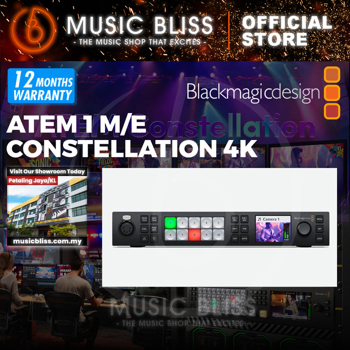Blackmagic Design ATEM 1 M/E Constellation UHD 4K Live Production Switcher