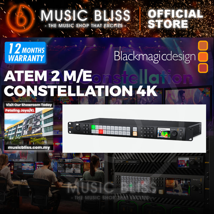 Blackmagic Design ATEM 2 M/E Constellation UHD 4K Live Production Switcher