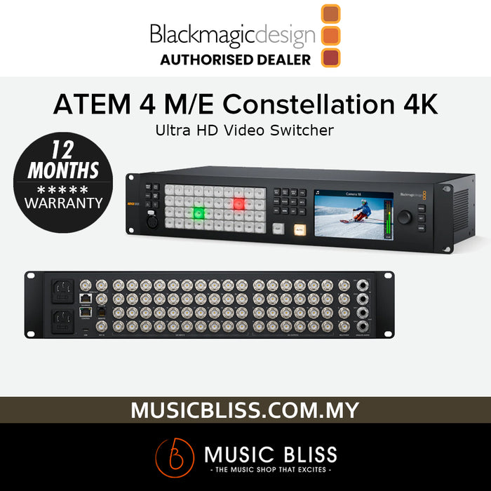 Blackmagic Design ATEM 4 M/E Constellation 4K Ultra HD Video Switcher