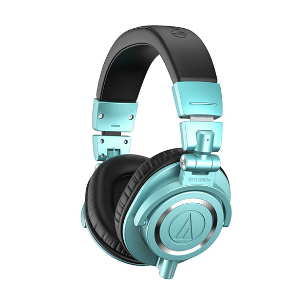 Audio Technica ATH-M50x Professional Monitor Headphones - Icy Blue - Music Bliss Malaysia