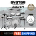 Avatar A71 9-Piece Mesh Kit Electric Drum Set (5pcs Drum Pad, 3pcs Cymbal Pad) with Drum Throne - Music Bliss Malaysia