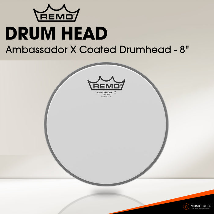 Remo Ambassador X Coated Drumhead - 8''
