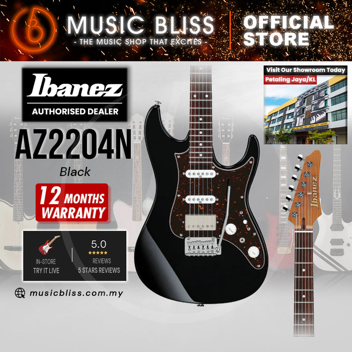 Ibanez Prestige AZ2204N Electric Guitar - Black