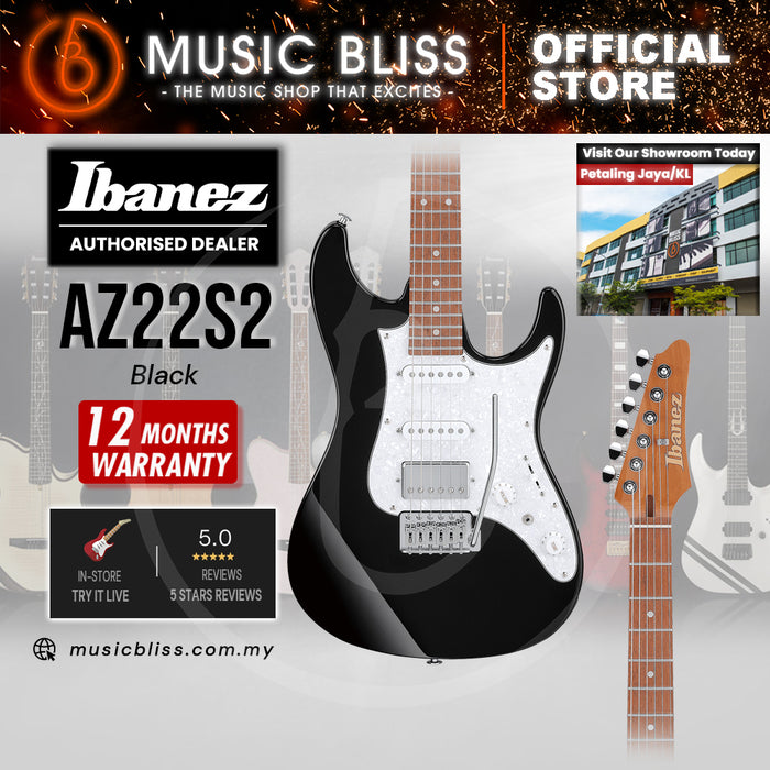 Ibanez AZ22S2 AZ Standard Series Electric Guitar - Black