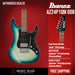 Ibanez Premium AZ24P1QM Electric Guitar - Deep Ocean Blonde - Music Bliss Malaysia