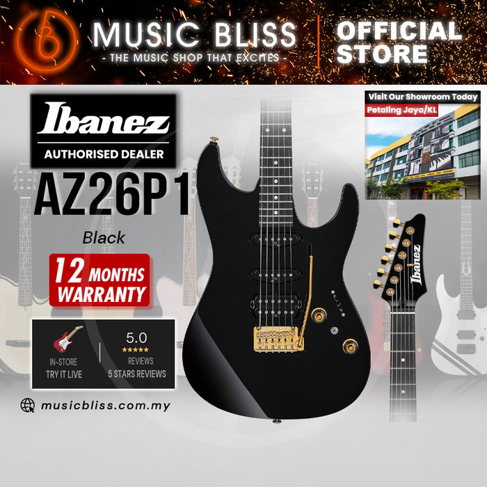 Ibanez Premium AZ26P1 Electric Guitar - Black