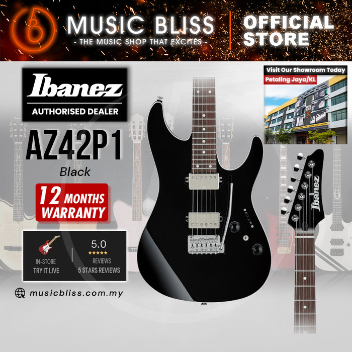 Ibanez Premium AZ42P1 Electric Guitar - Black