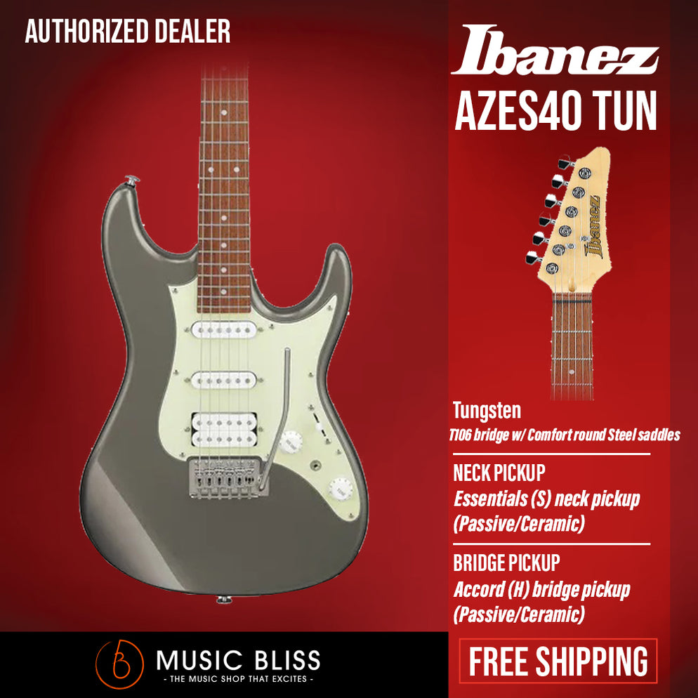 Ibanez AZES40 Electric Guitar - Tungsten (AZES40-TUN) | Music Bliss ...