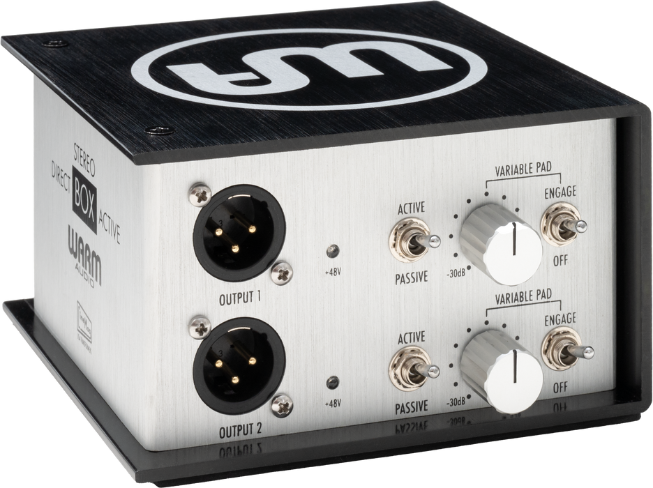 Warm Audio Transformer-Balanced 2-Channel Active Direct Box