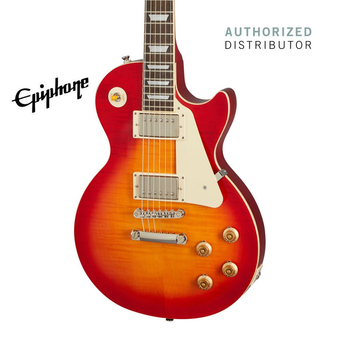(Epiphone Inspired by Gibson) Epiphone Limited Edition 1959 Les Paul Standard Electric Guitar, Case Included - Aged Dark Cherry Burst