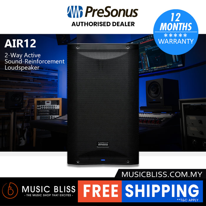 PreSonus AIR12 1200W 12" Powered Speaker Active Loudspeaker