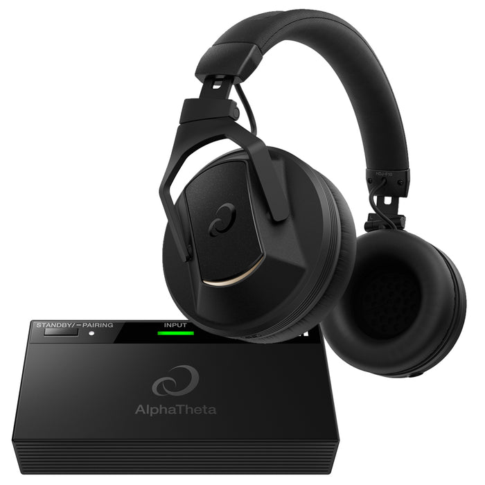 AlphaTheta HDJ-F10 Wireless Monitor Headphones with HP-TX01 Transmitter