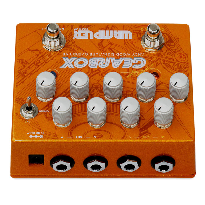 Wampler Gearbox - Andy Wood Signature Overdrive Pedal - Music Bliss Malaysia