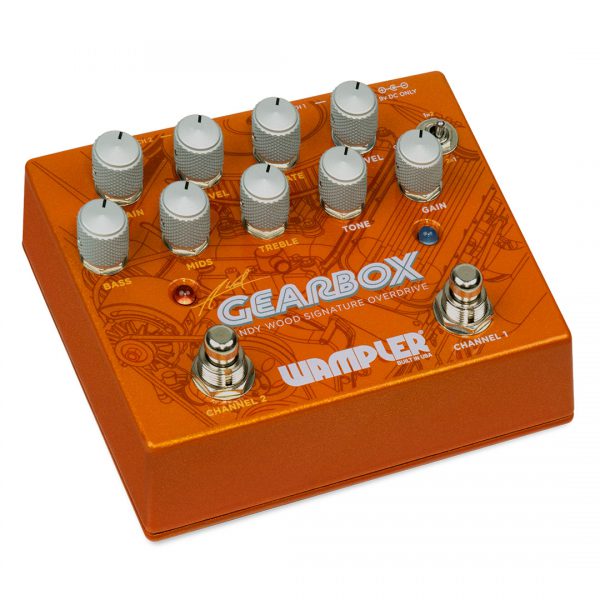 Wampler Gearbox - Andy Wood Signature Overdrive Pedal - Music Bliss Malaysia
