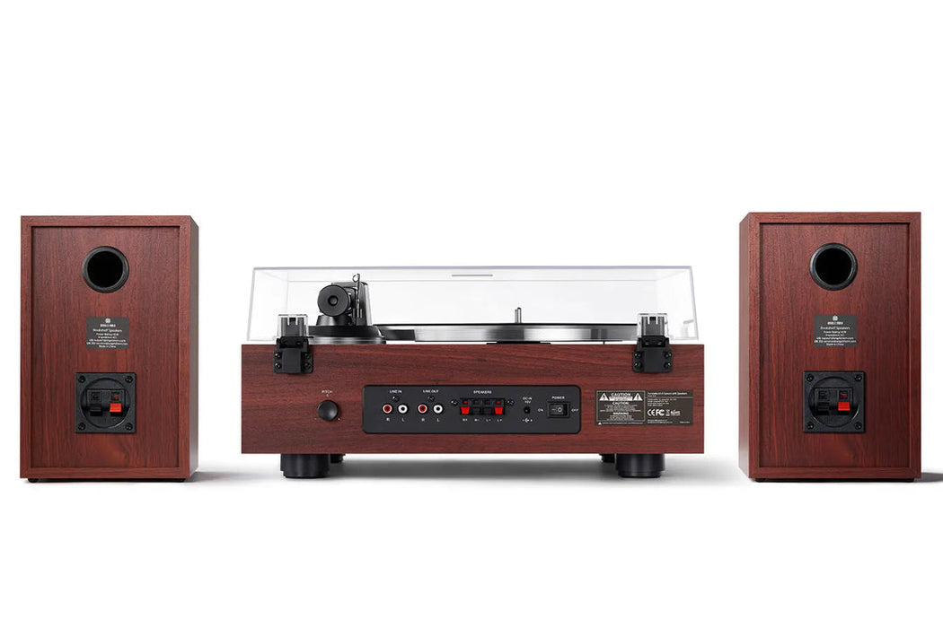 Angels Horn AH6 Hi-Fi Turntable System, Premium Vinyl Record Player with Bookshelf Speakers