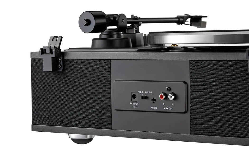 Angels Horn H019 Hi-Fi Bluetooth Turntable with Built-in Speakers (Black) AT3600L Catridge, Best Value Buy Beginner Turntable Vinyl Record Player with built-in speakers