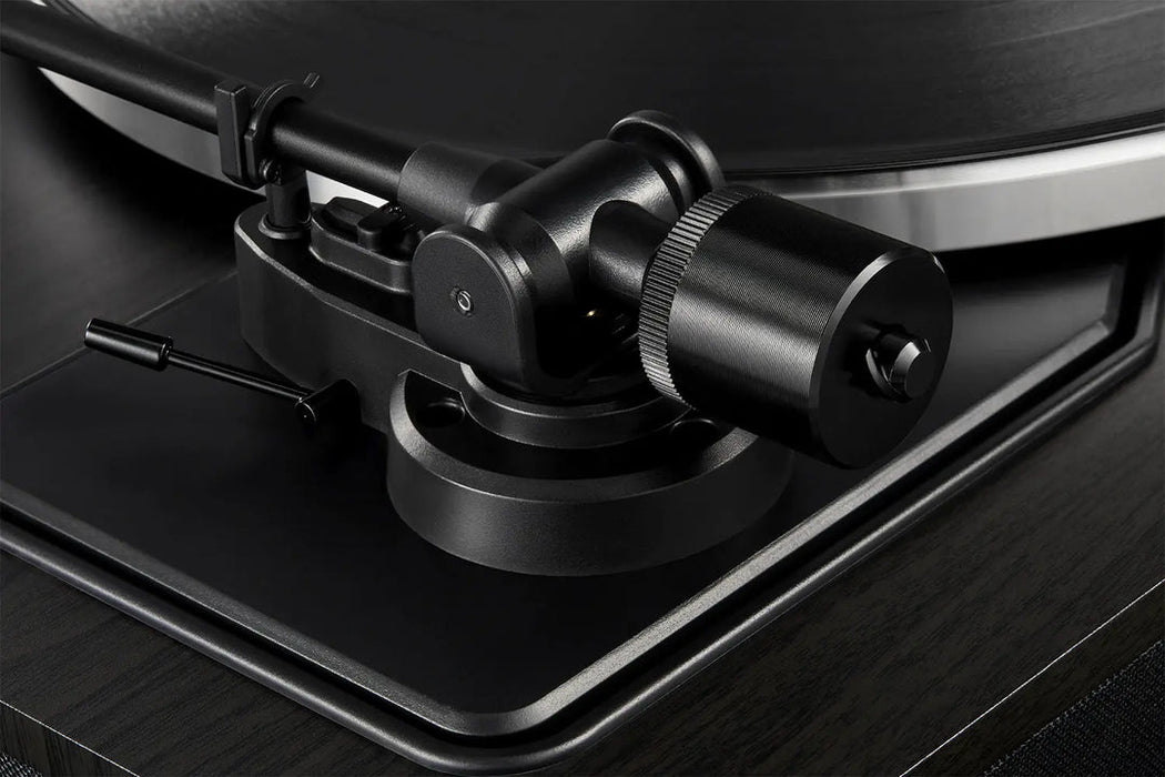 Angels Horn H019 Hi-Fi Bluetooth Turntable with Built-in Speakers (Black) AT3600L Catridge, Best Value Buy Beginner Turntable Vinyl Record Player with built-in speakers