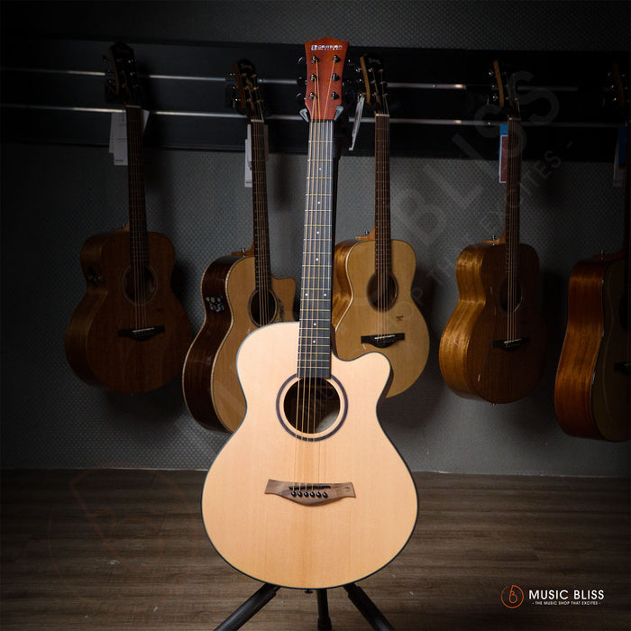 Caesar WL-700-N Budget Beginner 40-inch Matte Cutaway Body Acoustic Guitar - Natural