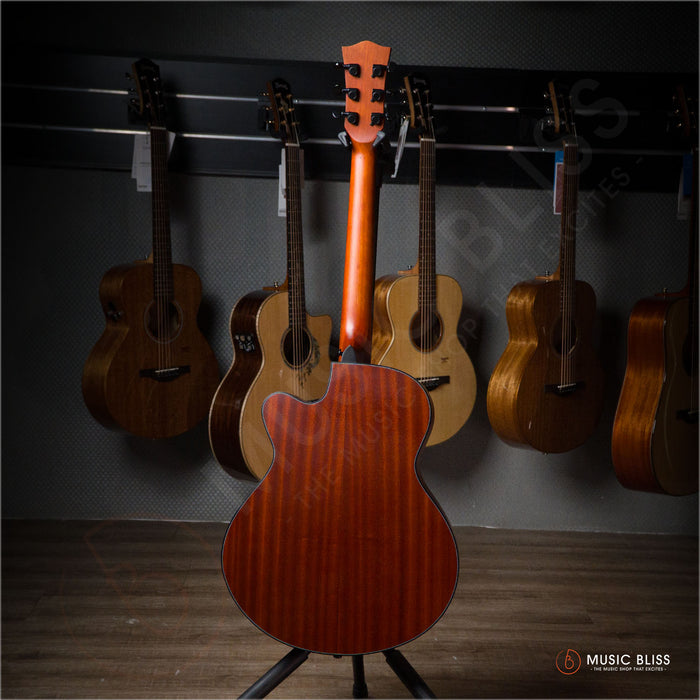 Caesar WL-700-N Budget Beginner 40-inch Matte Cutaway Body Acoustic Guitar - Natural