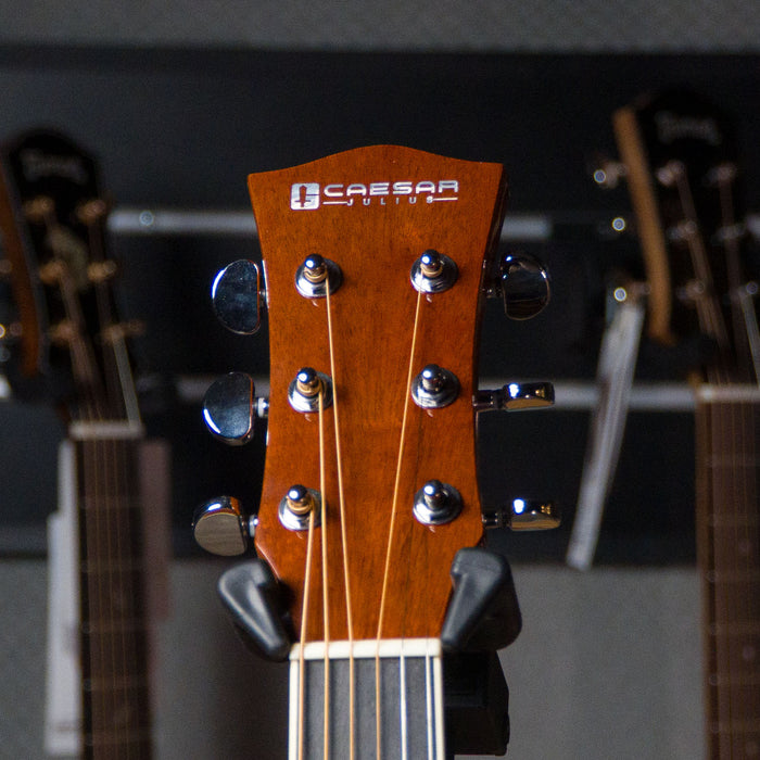 Caesar X-416C-N Budget Beginner 41-inch Cutaway Body Acoustic Guitar - Natural