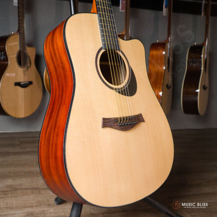 Caesar WL-800C-N Budget Beginner 41-inch Matte Cutaway Body Acoustic Guitar - Natural