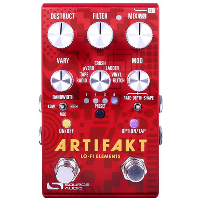 Source Audio Artifakt Lo-fi Elements Multi-effects Pedal