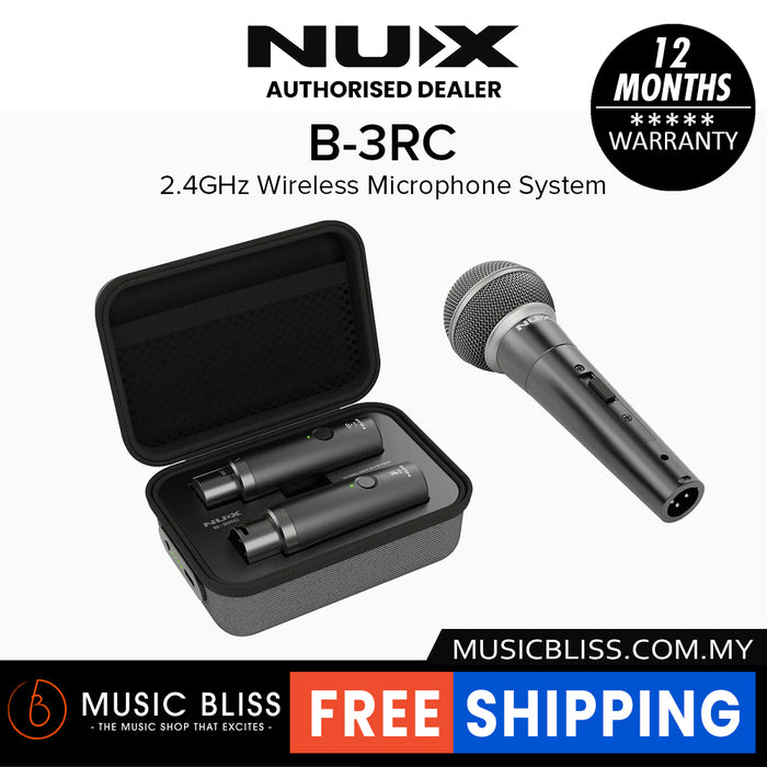 NUX B-3RC 2.4GHz Wireless Microphone System