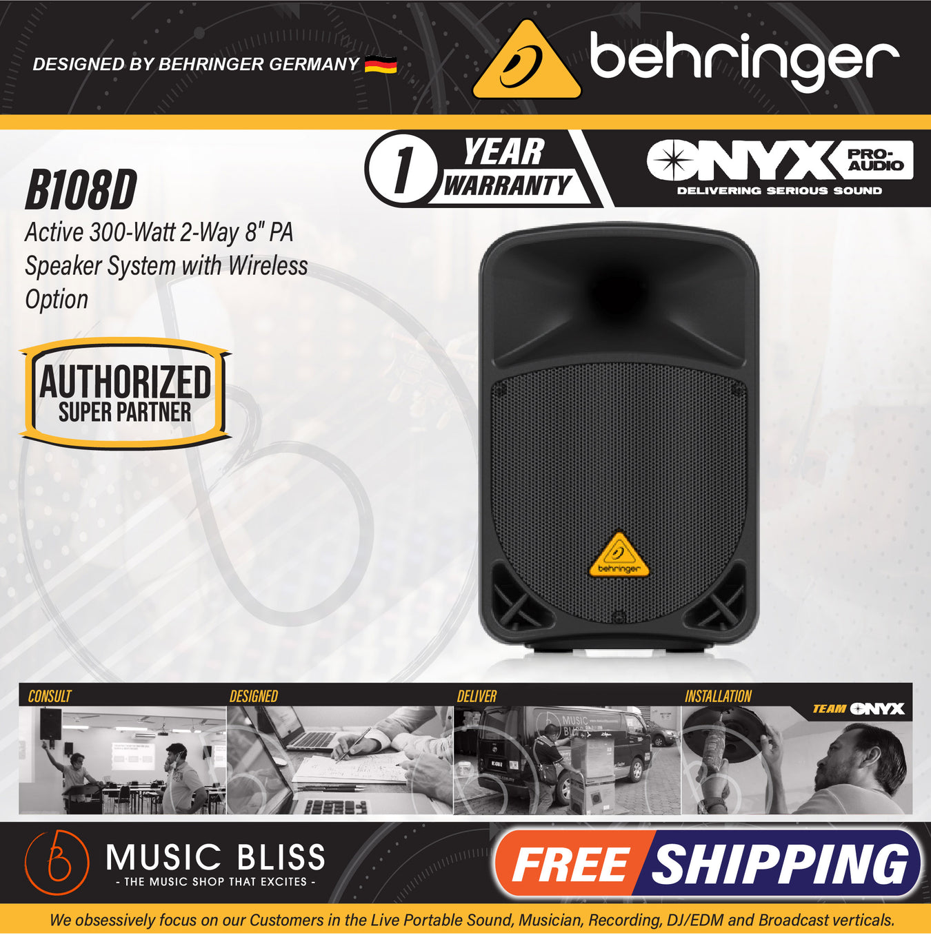 Behringer Active PA Speaker