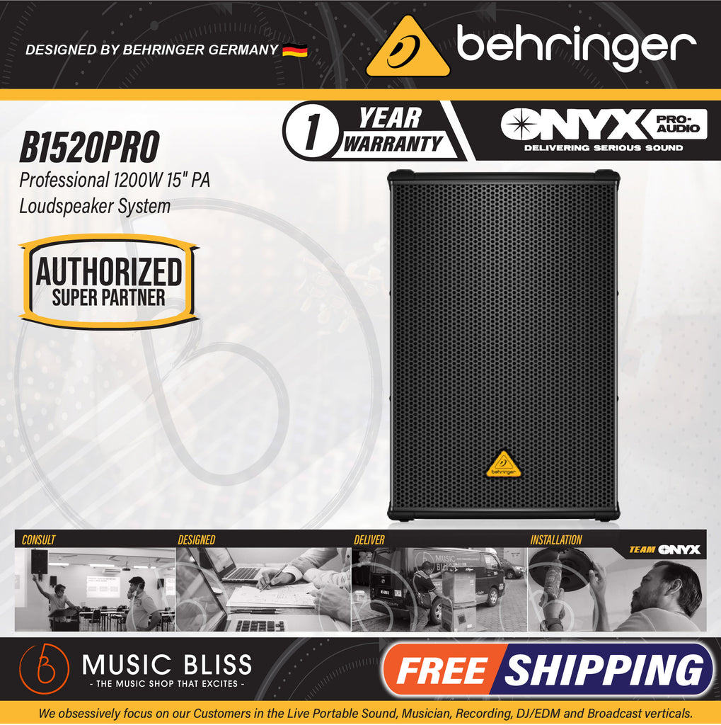 Behringer Eurolive Professional B1520 PRO 1200W 15'' Passive