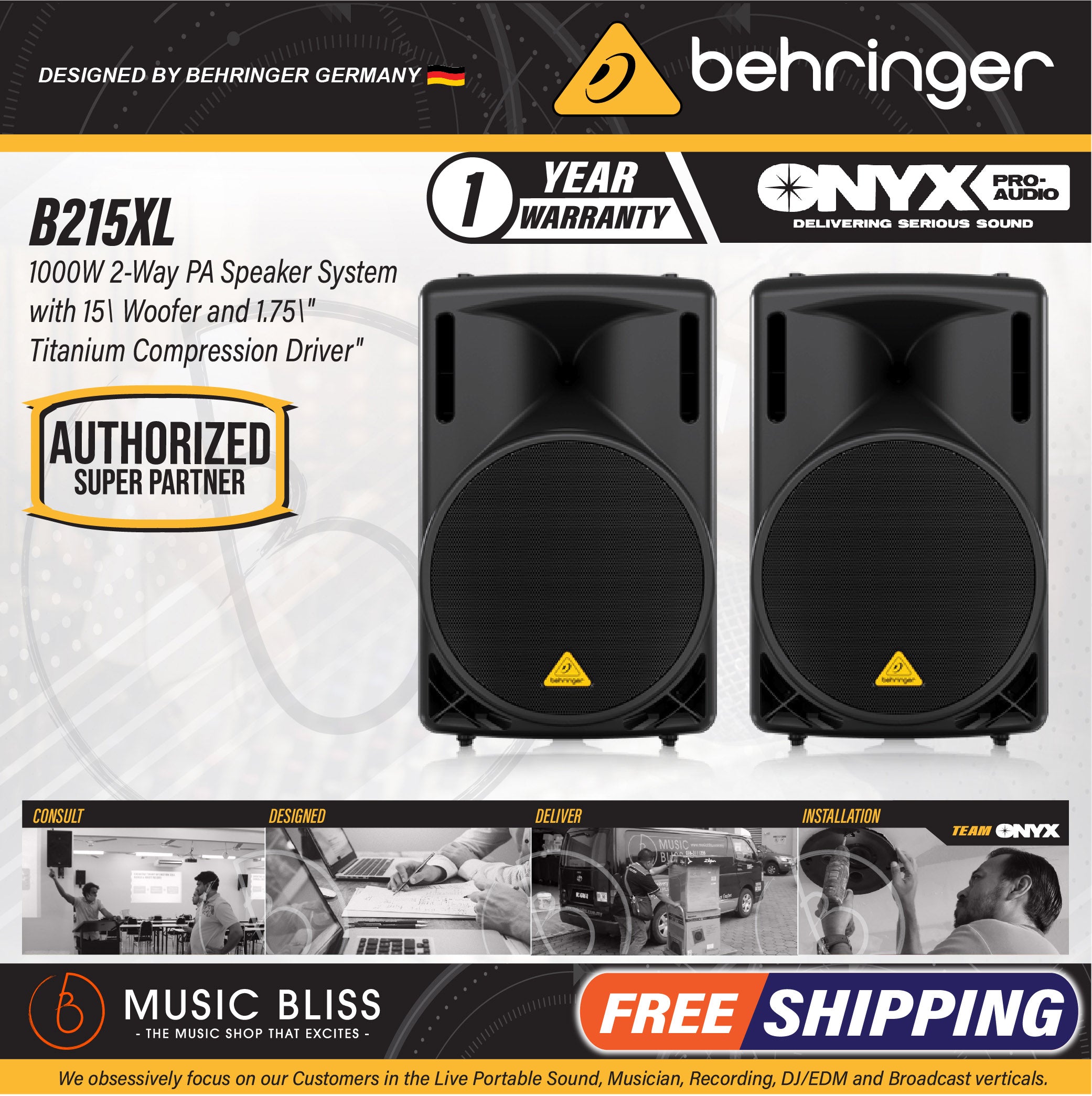Behringer 215xl store