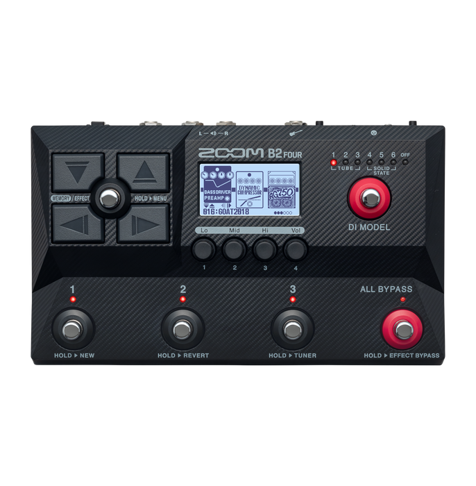Zoom B2 FOUR Bass Multi-effects Processor - Music Bliss Malaysia