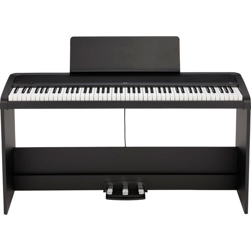 Korg B2+SP 88-Key Digital Piano with Stand and 3-Pedal System - Black *0% INSTALLMENT*